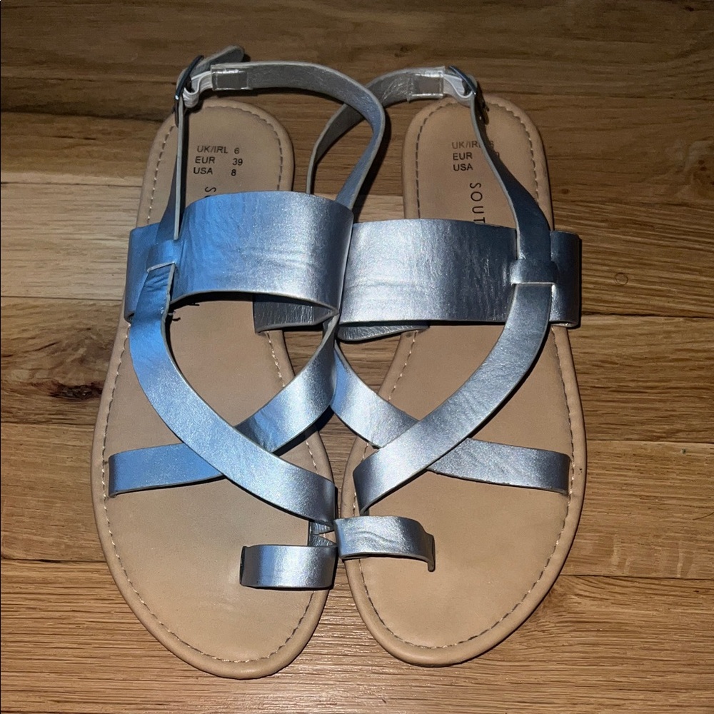 Elegant Metallic Sandals